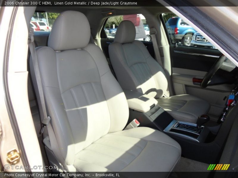 Linen Gold Metallic / Deep Jade/Light Graystone 2006 Chrysler 300 C HEMI