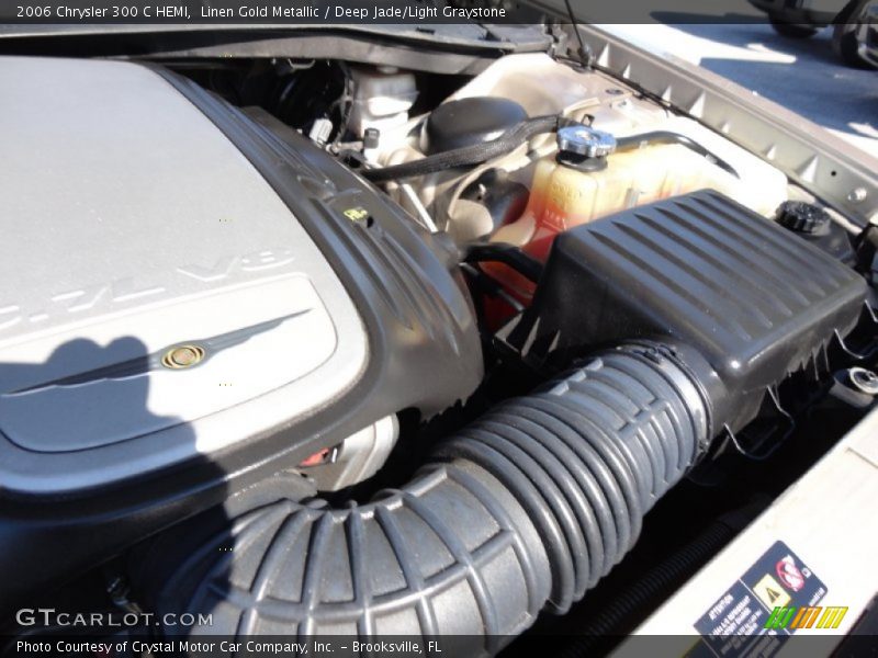 Linen Gold Metallic / Deep Jade/Light Graystone 2006 Chrysler 300 C HEMI