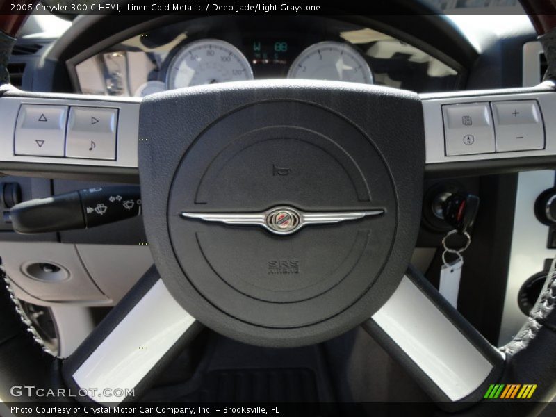 Linen Gold Metallic / Deep Jade/Light Graystone 2006 Chrysler 300 C HEMI