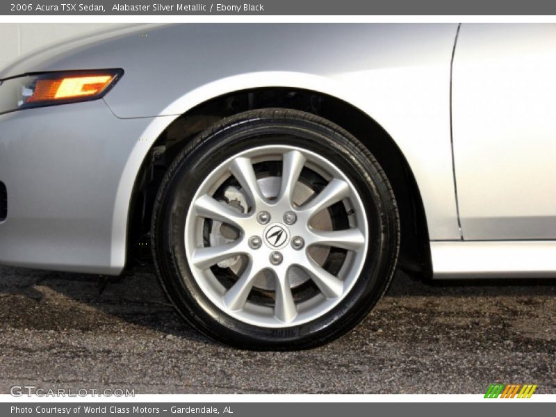 Alabaster Silver Metallic / Ebony Black 2006 Acura TSX Sedan