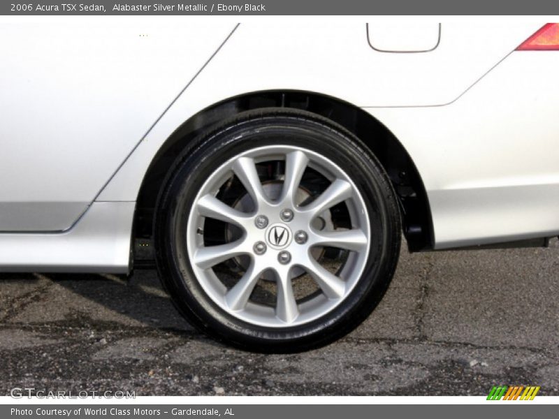 Alabaster Silver Metallic / Ebony Black 2006 Acura TSX Sedan