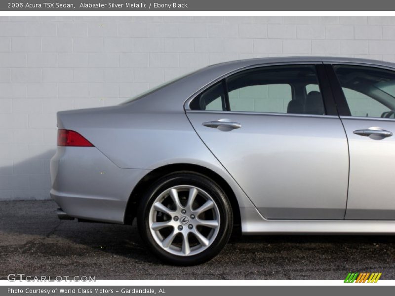Alabaster Silver Metallic / Ebony Black 2006 Acura TSX Sedan