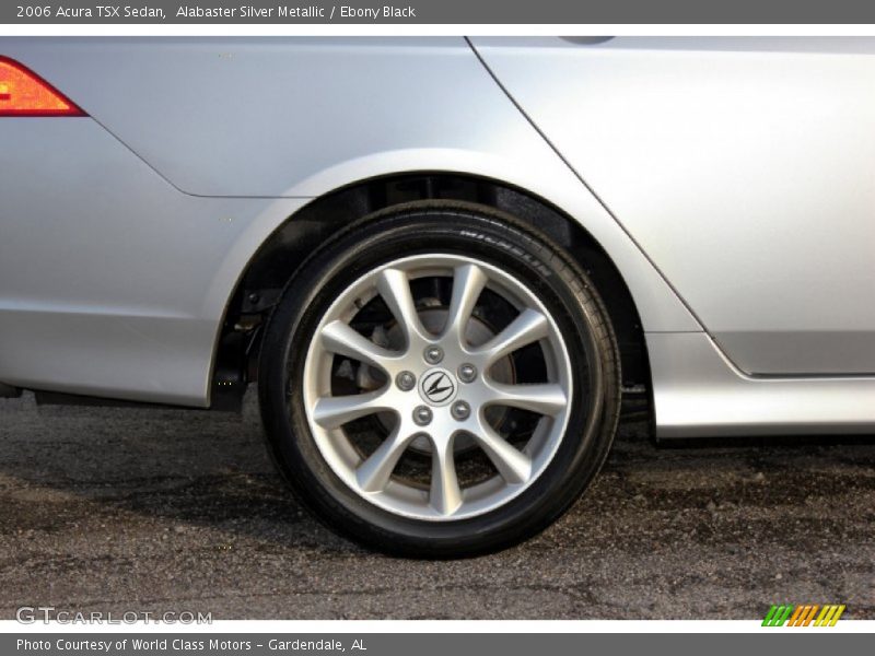 Alabaster Silver Metallic / Ebony Black 2006 Acura TSX Sedan