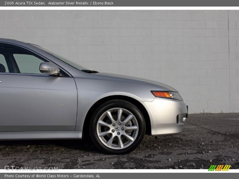 Alabaster Silver Metallic / Ebony Black 2006 Acura TSX Sedan