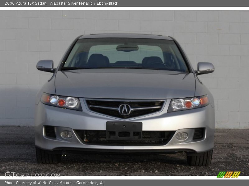 Alabaster Silver Metallic / Ebony Black 2006 Acura TSX Sedan