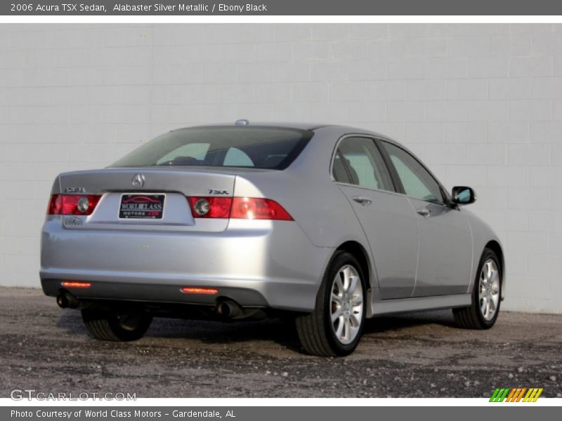 Alabaster Silver Metallic / Ebony Black 2006 Acura TSX Sedan