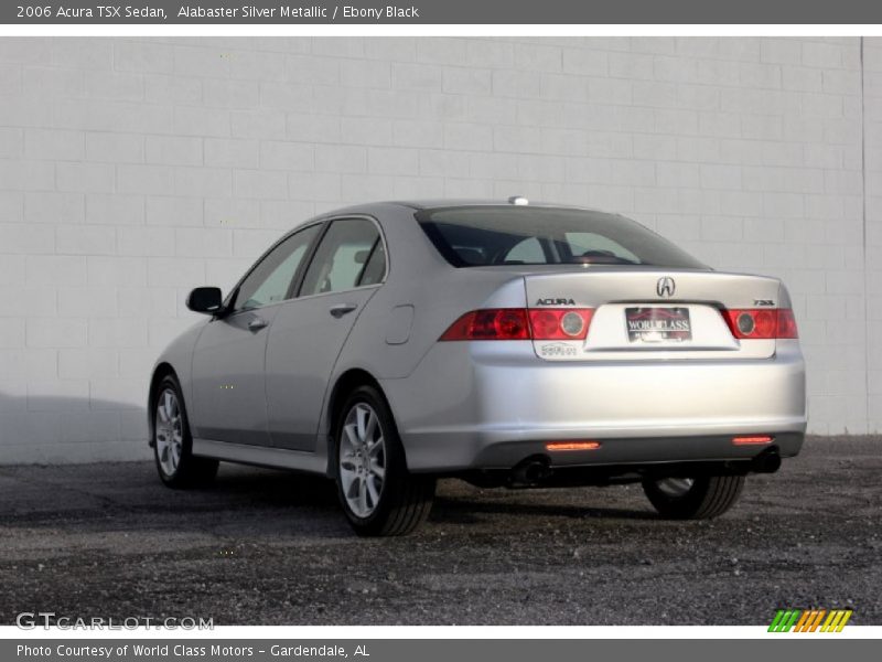 Alabaster Silver Metallic / Ebony Black 2006 Acura TSX Sedan