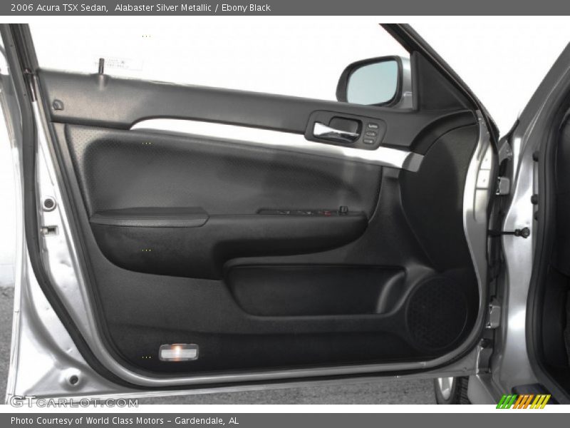 Alabaster Silver Metallic / Ebony Black 2006 Acura TSX Sedan
