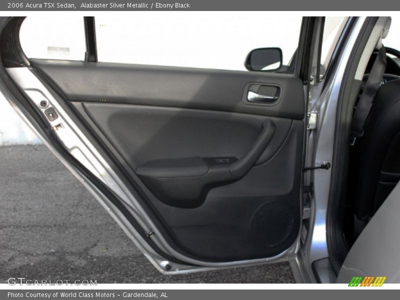 Alabaster Silver Metallic / Ebony Black 2006 Acura TSX Sedan
