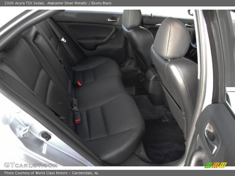 Alabaster Silver Metallic / Ebony Black 2006 Acura TSX Sedan