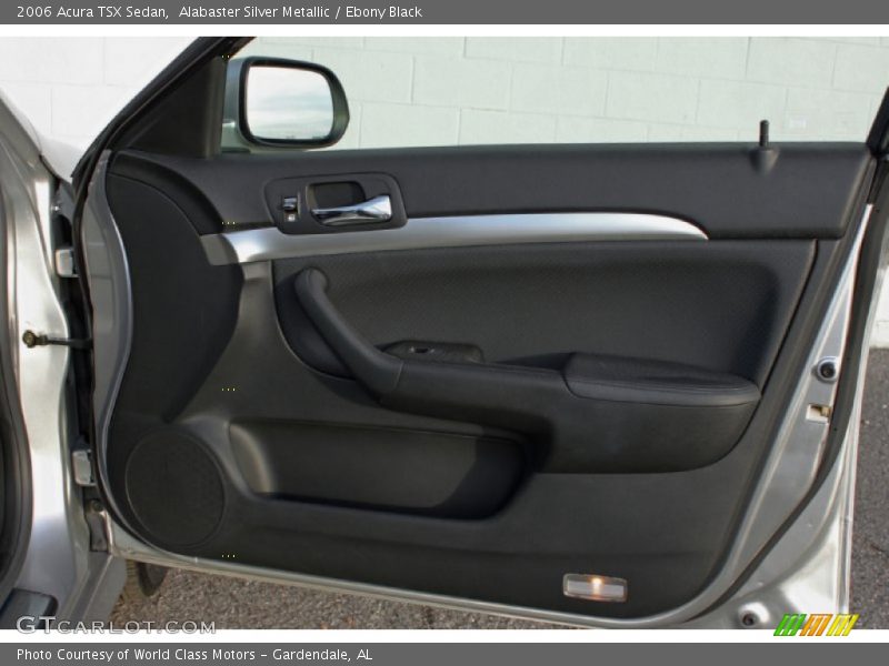 Alabaster Silver Metallic / Ebony Black 2006 Acura TSX Sedan