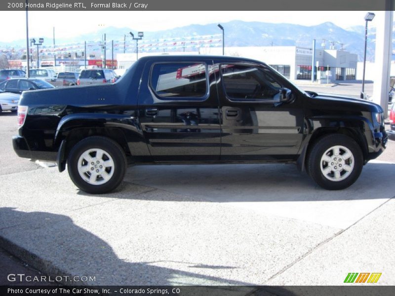 Formal Black / Gray 2008 Honda Ridgeline RTL