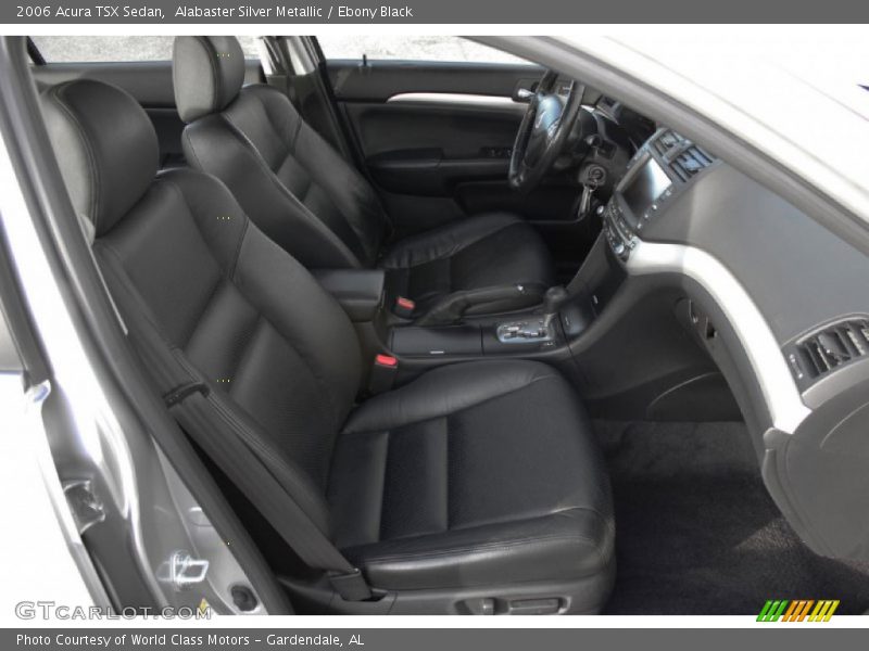 Alabaster Silver Metallic / Ebony Black 2006 Acura TSX Sedan