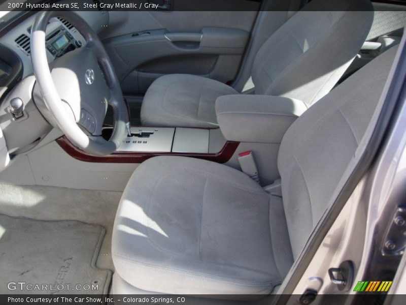 Steel Gray Metallic / Gray 2007 Hyundai Azera SE