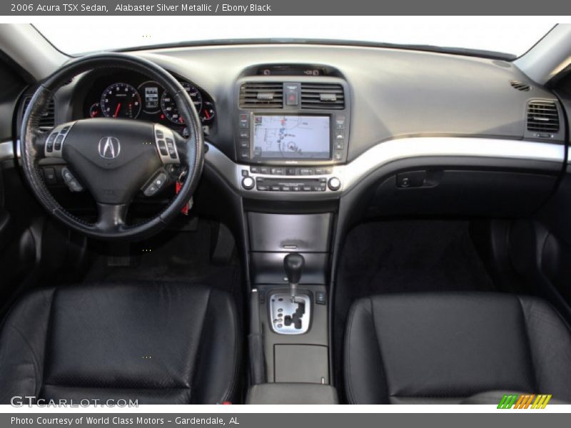 Alabaster Silver Metallic / Ebony Black 2006 Acura TSX Sedan