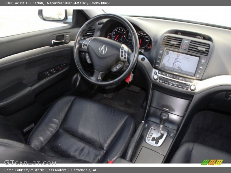 Alabaster Silver Metallic / Ebony Black 2006 Acura TSX Sedan