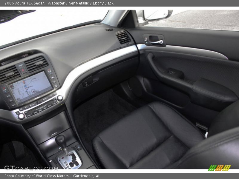 Alabaster Silver Metallic / Ebony Black 2006 Acura TSX Sedan