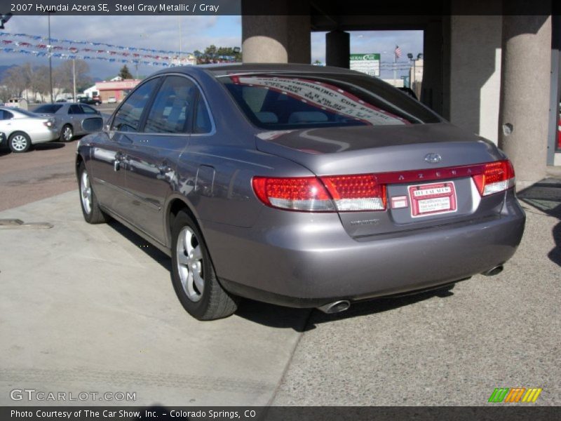 Steel Gray Metallic / Gray 2007 Hyundai Azera SE