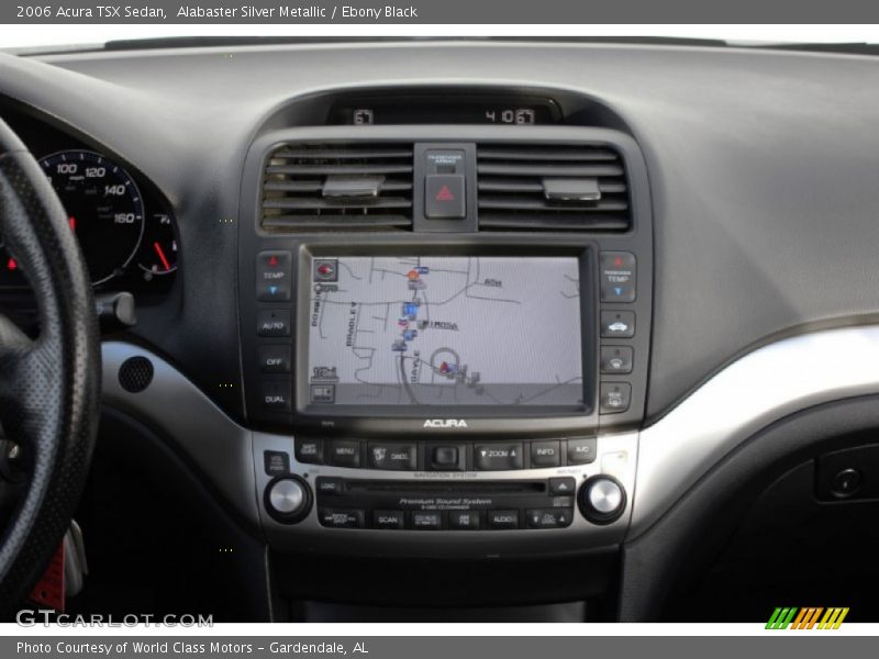 Alabaster Silver Metallic / Ebony Black 2006 Acura TSX Sedan