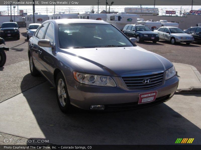 Steel Gray Metallic / Gray 2007 Hyundai Azera SE