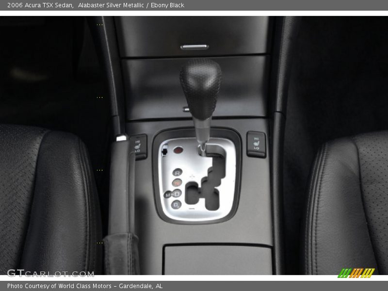 Alabaster Silver Metallic / Ebony Black 2006 Acura TSX Sedan