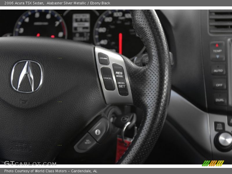 Alabaster Silver Metallic / Ebony Black 2006 Acura TSX Sedan