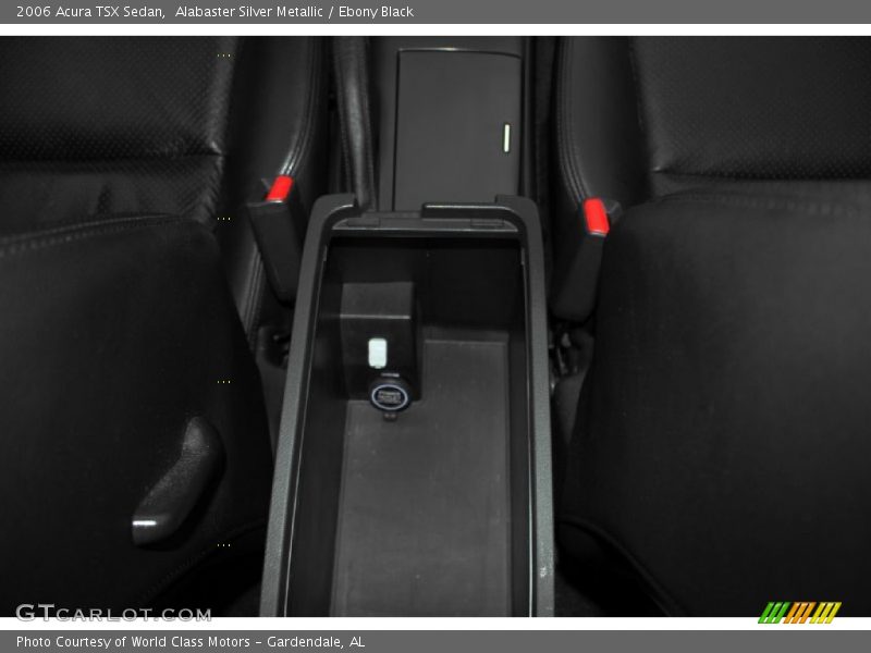 Alabaster Silver Metallic / Ebony Black 2006 Acura TSX Sedan