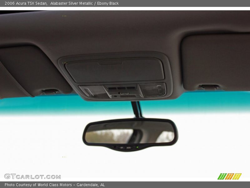 Alabaster Silver Metallic / Ebony Black 2006 Acura TSX Sedan
