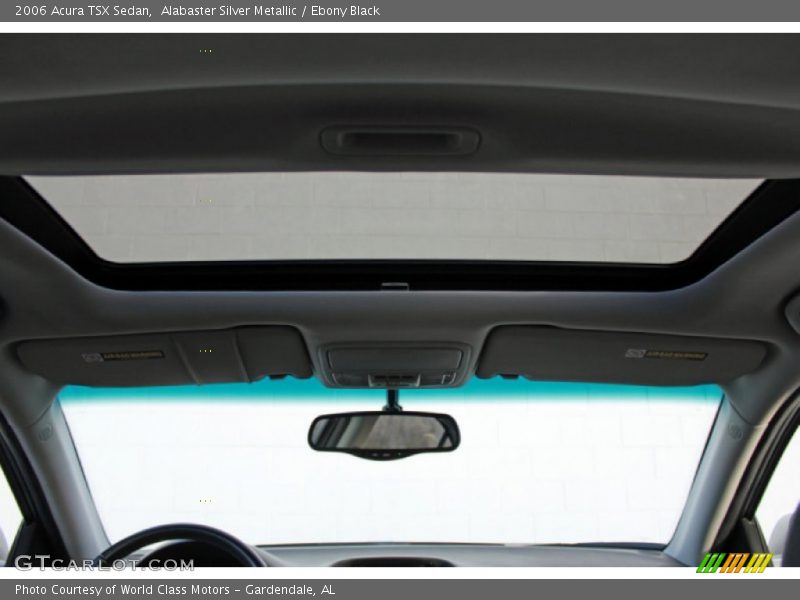 Alabaster Silver Metallic / Ebony Black 2006 Acura TSX Sedan