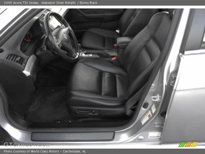 Alabaster Silver Metallic / Ebony Black 2006 Acura TSX Sedan