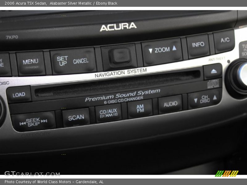 Alabaster Silver Metallic / Ebony Black 2006 Acura TSX Sedan