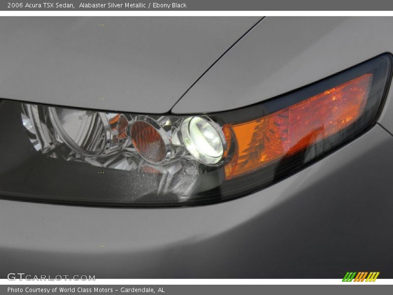 Alabaster Silver Metallic / Ebony Black 2006 Acura TSX Sedan