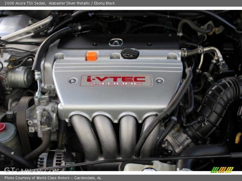 Alabaster Silver Metallic / Ebony Black 2006 Acura TSX Sedan