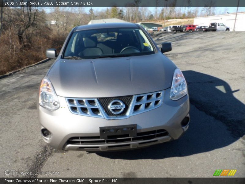 Gotham Gray / Black 2009 Nissan Rogue S AWD