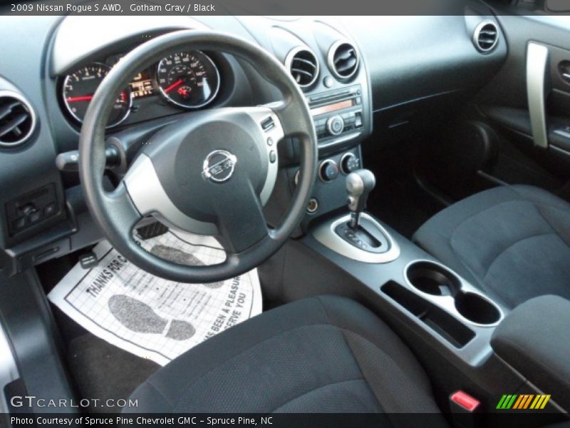 Gotham Gray / Black 2009 Nissan Rogue S AWD