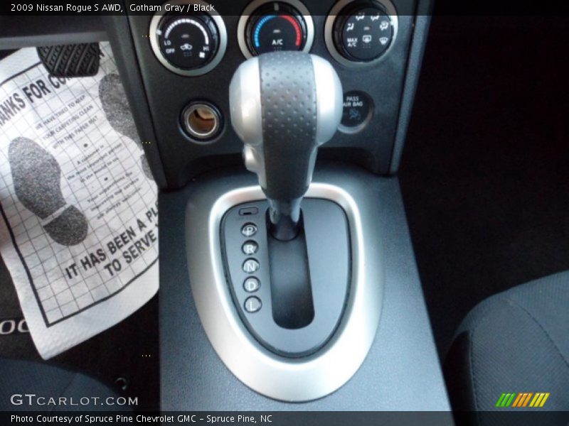Gotham Gray / Black 2009 Nissan Rogue S AWD