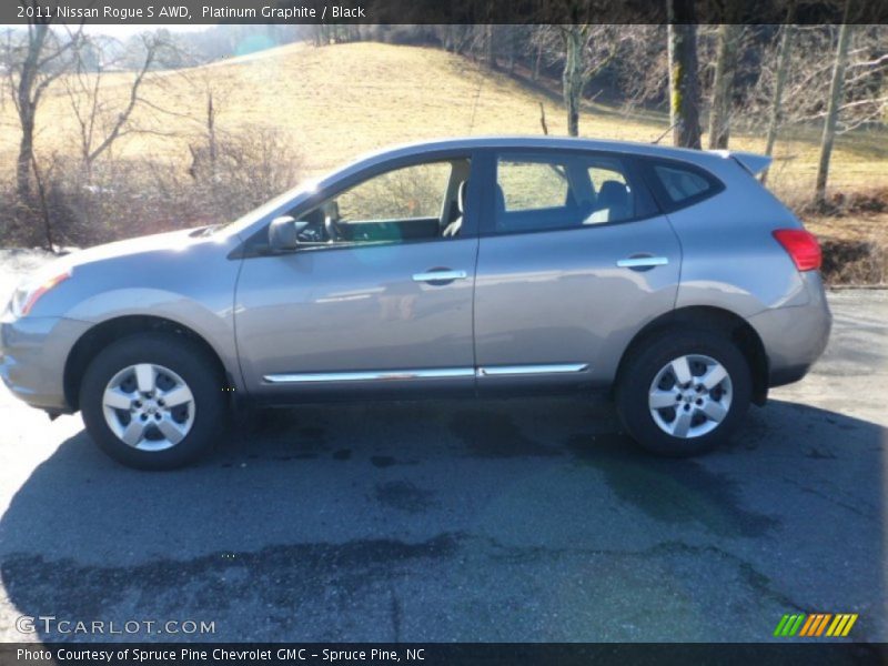 Platinum Graphite / Black 2011 Nissan Rogue S AWD