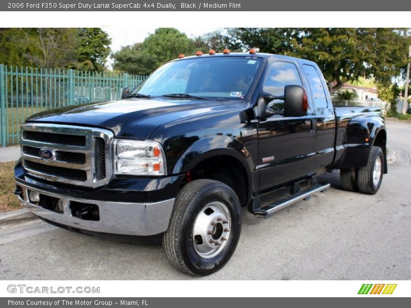 Black / Medium Flint 2006 Ford F350 Super Duty Lariat SuperCab 4x4 Dually