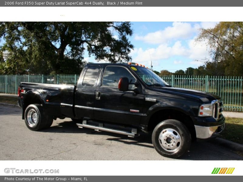 Black / Medium Flint 2006 Ford F350 Super Duty Lariat SuperCab 4x4 Dually