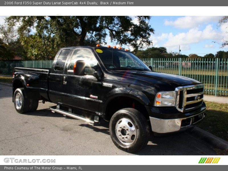 Black / Medium Flint 2006 Ford F350 Super Duty Lariat SuperCab 4x4 Dually