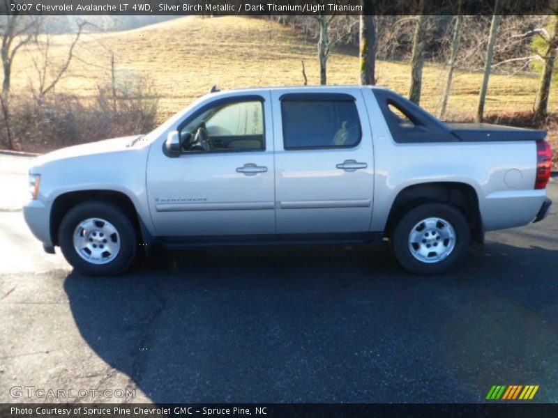 Silver Birch Metallic / Dark Titanium/Light Titanium 2007 Chevrolet Avalanche LT 4WD