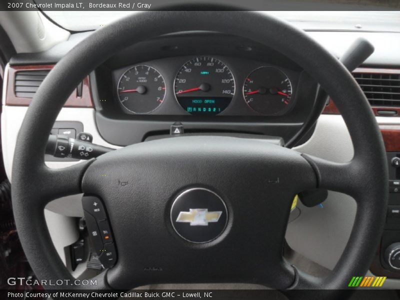 Bordeaux Red / Gray 2007 Chevrolet Impala LT