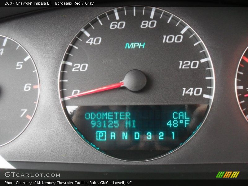 Bordeaux Red / Gray 2007 Chevrolet Impala LT