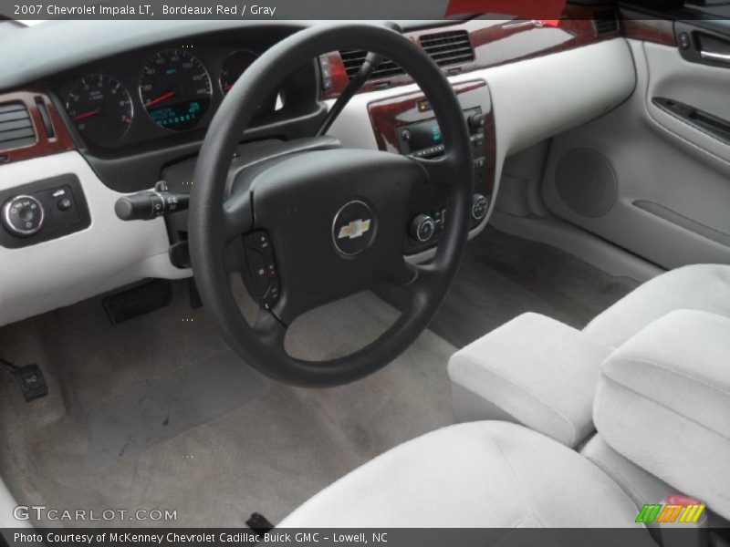 Bordeaux Red / Gray 2007 Chevrolet Impala LT