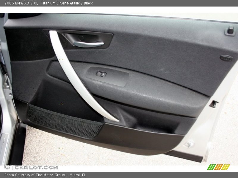 Titanium Silver Metallic / Black 2006 BMW X3 3.0i