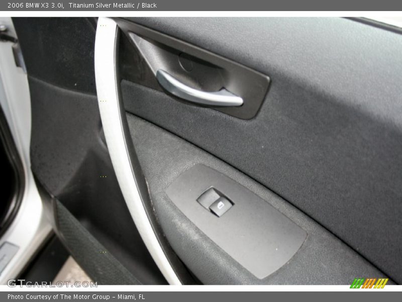 Titanium Silver Metallic / Black 2006 BMW X3 3.0i