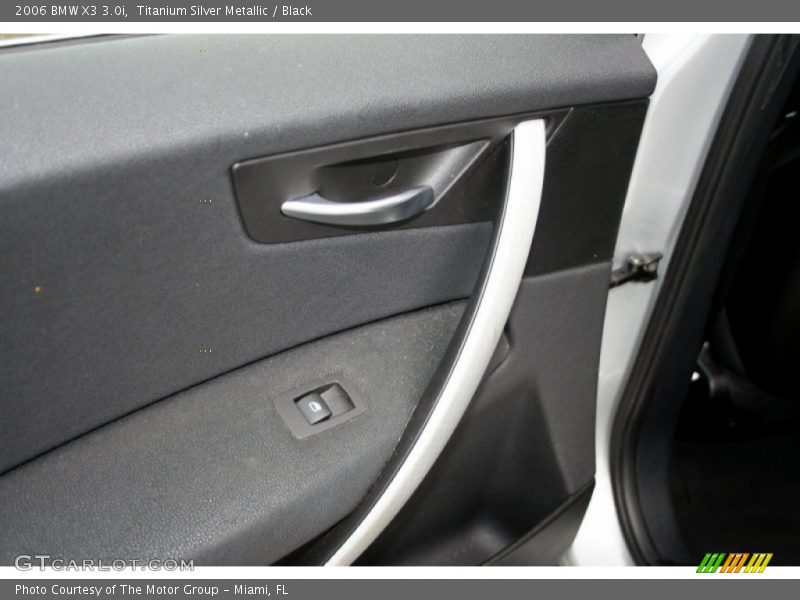 Titanium Silver Metallic / Black 2006 BMW X3 3.0i