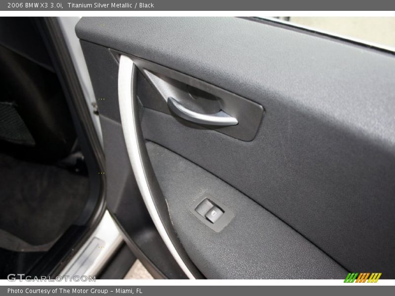 Titanium Silver Metallic / Black 2006 BMW X3 3.0i