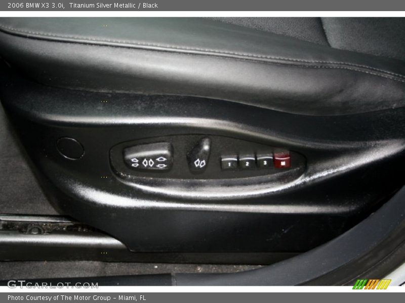 Titanium Silver Metallic / Black 2006 BMW X3 3.0i