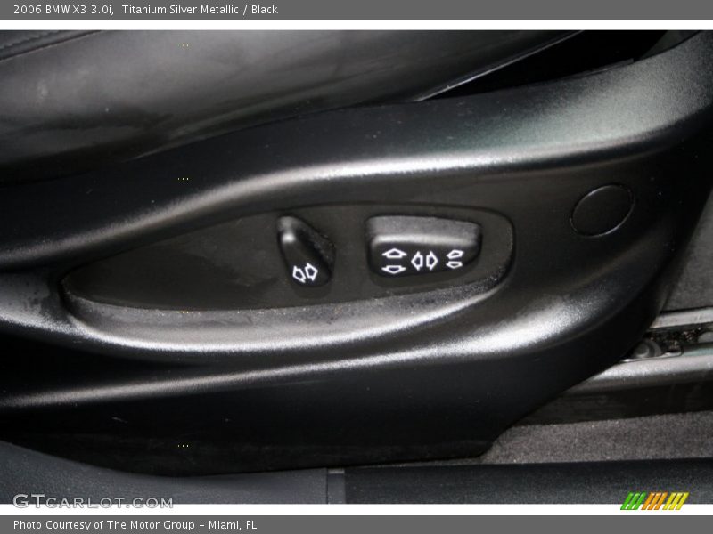 Titanium Silver Metallic / Black 2006 BMW X3 3.0i